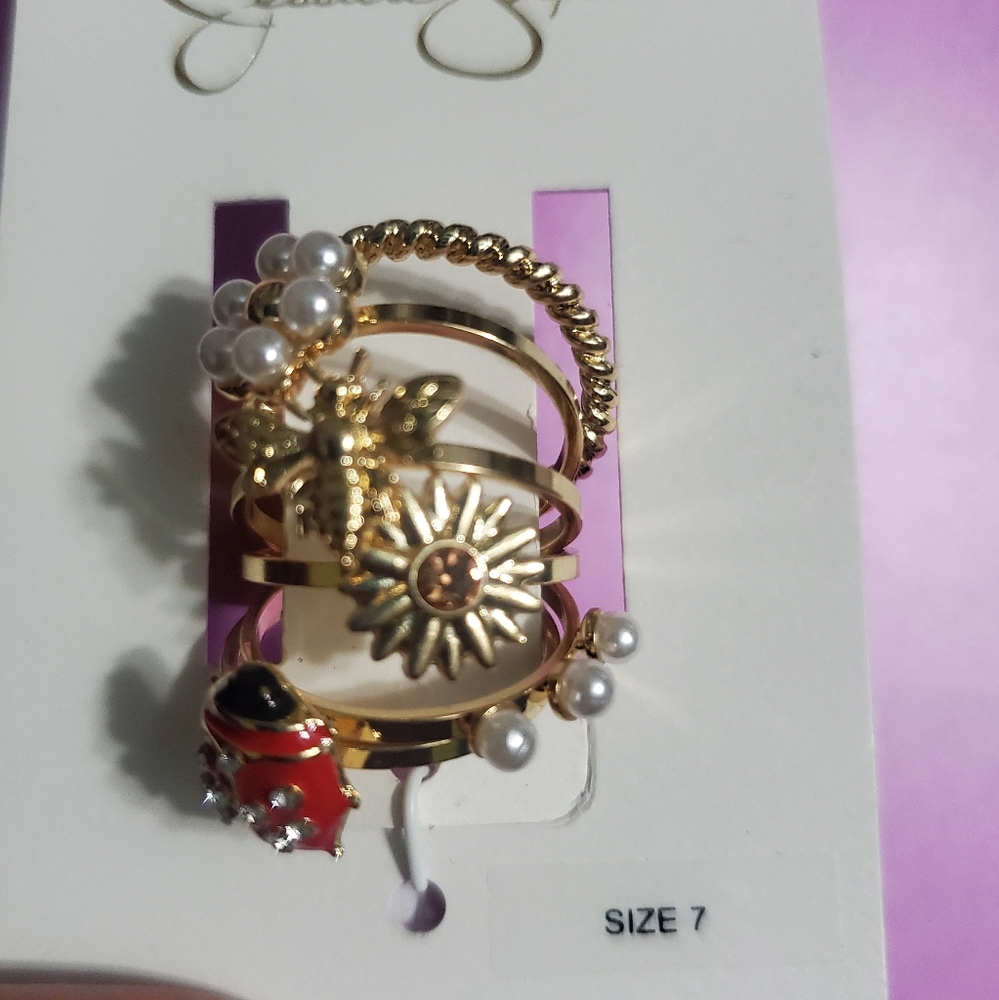 Jessica Simpson Spring  Ring Set 🌻 - Picture 9 of 11